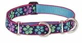 Lupine Large Martingale Style Dog Collar - Flower Power 15-22