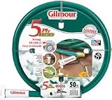 Tools & Hardware : Gilmour 40 Series 5 Ply Flexate Reinforced Rubber/Vinyl Hose 5/8 Inch x 75 Feet #40-58075 Green