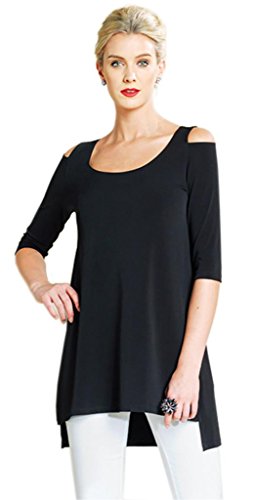 Makeover Ready, Stunning Clara Sunwoo, Peek a Boo shoulder Top or Tunic T774