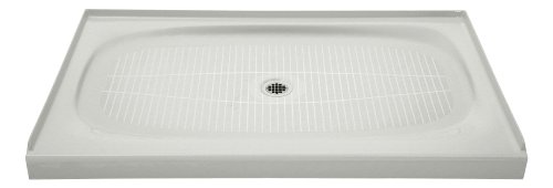 KOHLER K-9055-FF Salient Receptor with Center Drain, 60-Inch by 36-Inch, Sea Salt