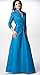 TADASHI KNOT FRONT EVENING GOWN