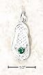 Sterling Silver May CZ Birthstone Flip Flop Charm