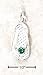 Sterling Silver May CZ Birthstone Flip Flop Charm - JewelryWeb