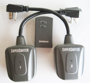 Super Switch Wireless Controll of Two Outlets (2 Pack)