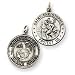 Sterling Silver Reversible US Marine Corp St.Christopher Pendants