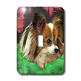 Dogs Papillon - Papillon - Light Switch Covers - single toggle switch