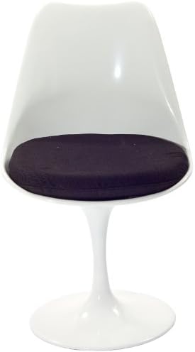 Black Eero Saarinen Tulip Dining Side Chair FMP25846