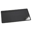 Artistic Products 48043S Rhinolin Desk Pad with Privacy Cover, 20 x 31, Black