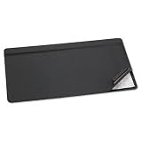Artistic Products 48043S Rhinolin Desk Pad with Privacy Cover, 20 x 31, Black
