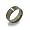 Eve's Addiction Mens Triple Groove Titanium Band, 10