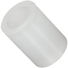 Round Spacer, Nylon, Inch, 1/4" Length, #4 Screw Size, Pack of 100