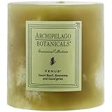 Review Archipelago Botanicals  / Archipelago Botanicals 3.5 x 3.5 Pillar Candle: Venus