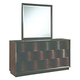 Modus Furniture Maui Wave Six Drawer Dresser, Chocolate Brown