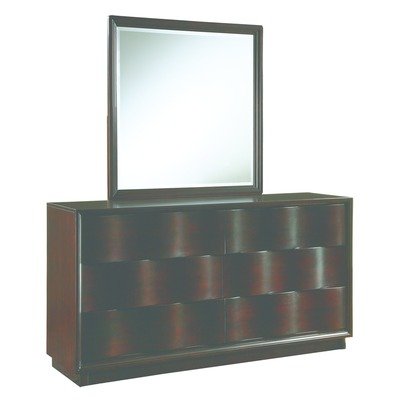 Modus Furniture Maui Wave Six Drawer Dresser, Chocolate Brown