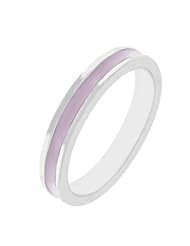 Pink Enamel Eternity Ring