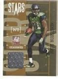 2010 Donruss Elite Stars Jerseys Gold #15 Nate Burleson - Seattle Seahawks (Piece of Authentic Jersey - Serial #d to 299) (Football Cards)
