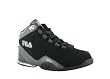 Fila Boy's Jumpball Basketball Shoe Black/Silver