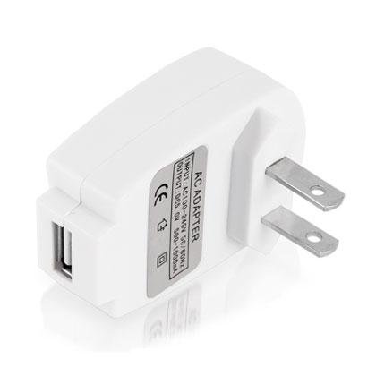 3rd generation ipod nano accessories-New White Premium Home Travel AC Adapter Wall Charger For Apple Iphones (3G, 3GS), Apple Ipods (Nano, Video, Touch, Classic), Microsoft Zune & Creative Zen Images