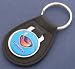 Atlanta Thrashers Light Blue Leather Keychain