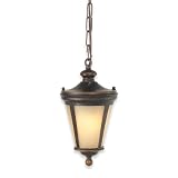 Royce Outdoor 13 1/2 inch Convertible Lantern Grecian Bronze with Cream Snow Globe # RLC2231ES/1-21