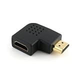 Cablesson® Vertical Flat Right 90 Degree HDMI Adapter - Blackby Cablesson®