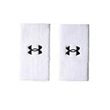 Under Armour Performance 6 inch Wristband - White/Black