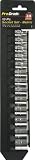 Pro-Grade 19301 13-Piece 3/8-Inch Driver Metric Socket Set with Rail