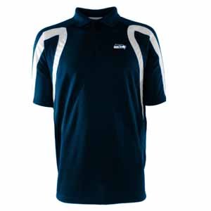 NFL Men's Seattle Seahawks Point Desert Dry Polo Shirt (Navy/White, XXX-Large) On Sale