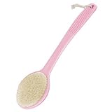 Kingsley Natural Bristle Bath And Shower Brush Pink