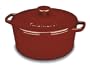 Cuisinart CI650-25CR Chef's Classic Enameled Cast Iron 5-Quart Round Covered Casserole, Cardinal Red