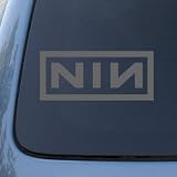 NINE INCH NAILS NIN - Vinyl Decal Sticker #A1363 | Vinyl Color: Silver