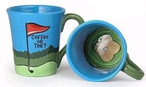 Coffee or Tee Ceramic Golf Mug Golfers Mug