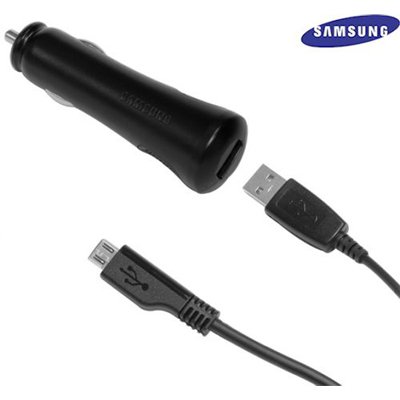 Samsung Original Kfz-Ladekabel 12/24V auf microUSB (abnehmbares microUSB Kabel)