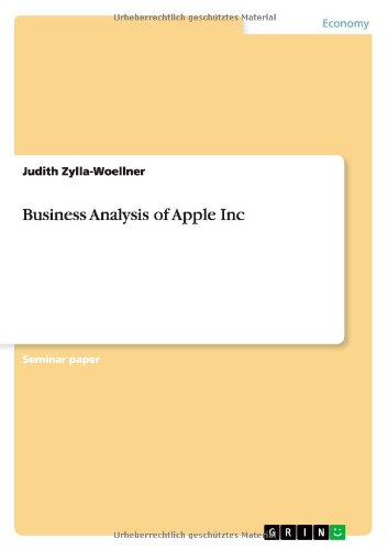 Business Analysis of Apple Inc