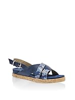 MANAS Sandalias planas 161M4107NLPY (Azul)