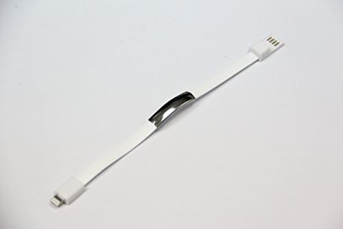 Bracelet USB Cable, Charging and Sync Cable for Apple Products (White)