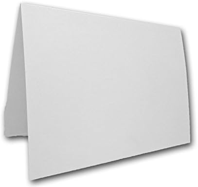 White A6 Folded Card Invitations 50 Pack