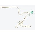 White Peace Dove Boxed Christmas Cards
