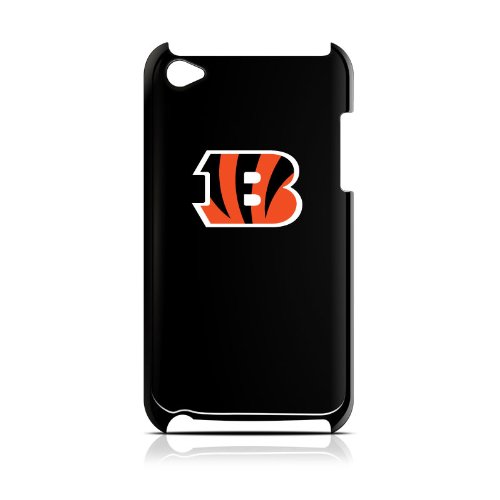 NFL Cincinnati Bengals Varsity Jacket Hardshell Case for iPod Touch 4G, Black, 4.4x2.4-Inch