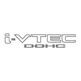 I VTEC DOHC Vinyl Decal Sticker Import Tuner METALLIC SILVER by UNDERGROUND DECALS ORIGINAL PRODUCT