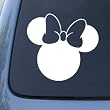 MINNIE MOUSE EARS - Vinyl Car Decal Sticker #A1662 | Vinyl Color: White