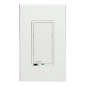 Leviton TTI06-1LZ 600W True Touch Preset Digital Incandescent Touch Dimmer, White/Ivory/ Light Almond