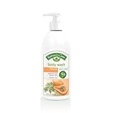 Nature's Gate Papaya Velvet Moisture Body Wash , 18-Ounce Bottles (Pack of 2)
