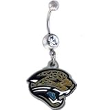 Jacksonville Jaguars NFL Belly Navel Ring