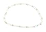 Anklet - A61 - Stretch - Swarovski (tm) Crystal and Heishi Beads ~ Clear AB