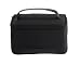 Danielle Black Tie Train Case, Black/pink