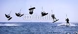 Wallmonkeys Peel and Stick Wall Decals - Kiteriding Jump - Removable Graphic