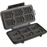 Pelican 0910 Memory Card Case - Polycarbonate - Black - 16 Memory Card