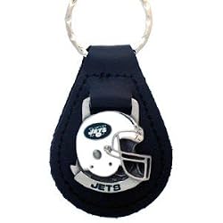 New York Jets Small Leather Key Ring