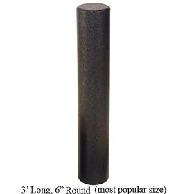 PB Elite Molded Foam Roller 3' Long, 6" Round (Most Popular Size)